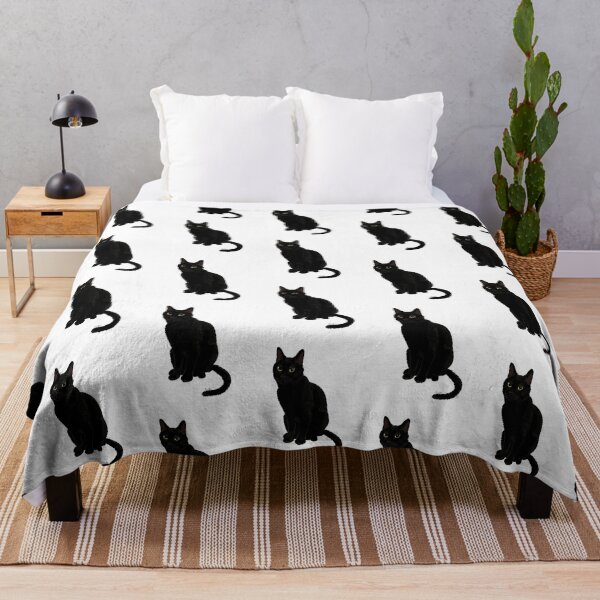 Item preview, Black Cat Stare Down - Black Cat Toothy Grin - What do you want human designed and sold by EcoElsa.