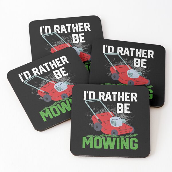 Item preview, I'd Rather Be Mowing Lawn Mowing designed and sold by Abaddon-art.