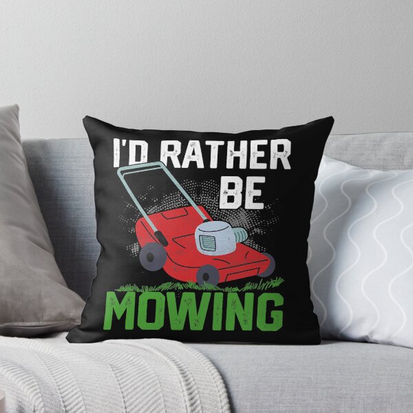 Item preview, I'd Rather Be Mowing Lawn Mowing designed and sold by Abaddon-art.