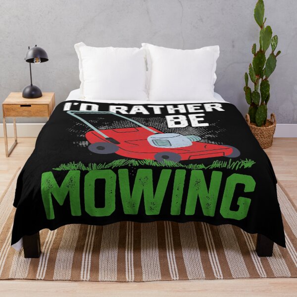 Item preview, I'd Rather Be Mowing Lawn Mowing designed and sold by Abaddon-art.