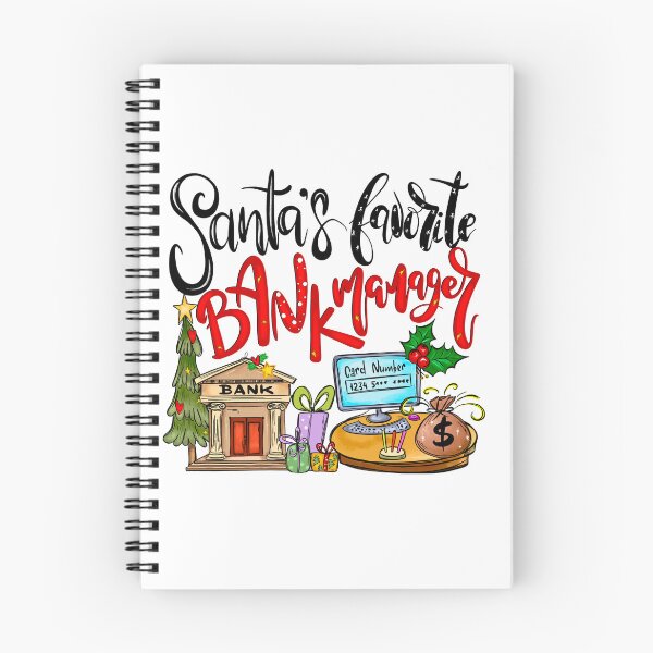 Item preview, Santa's Favorite Bank Manager Christmas designed and sold by OrnamentallyYou.