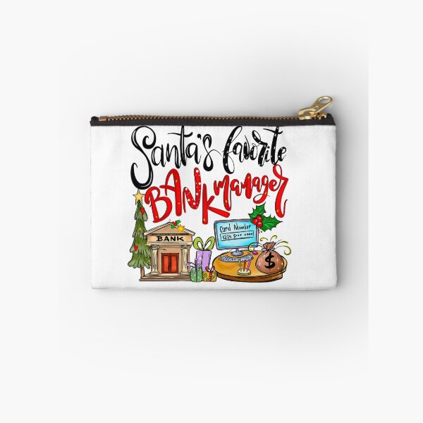 Item preview, Santa's Favorite Bank Manager Christmas designed and sold by OrnamentallyYou.