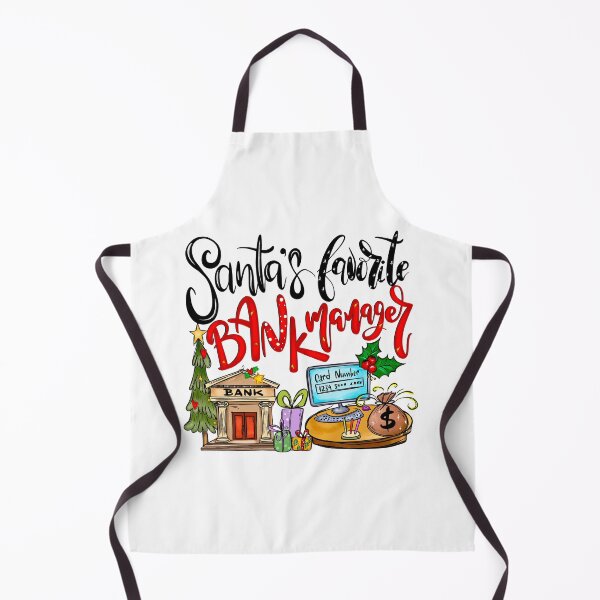 Item preview, Santa's Favorite Bank Manager Christmas designed and sold by OrnamentallyYou.