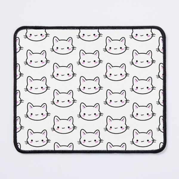 Item preview, White Cat 1 - HaPi Doodles designed and sold by HaPi-Doodles.