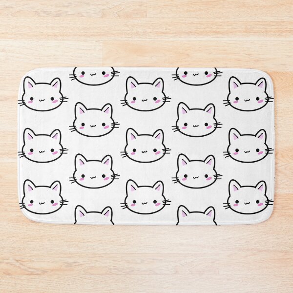 Item preview, White Cat 1 - HaPi Doodles designed and sold by HaPi-Doodles.