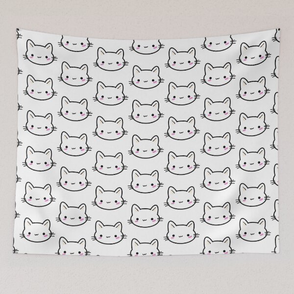 Item preview, White Cat 2 - HaPi Doodles designed and sold by HaPi-Doodles.