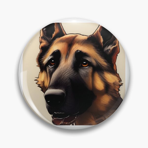 Item preview, Cute German shepherd portrait - classic Shepherd  designed and sold by Devin Farinsky.