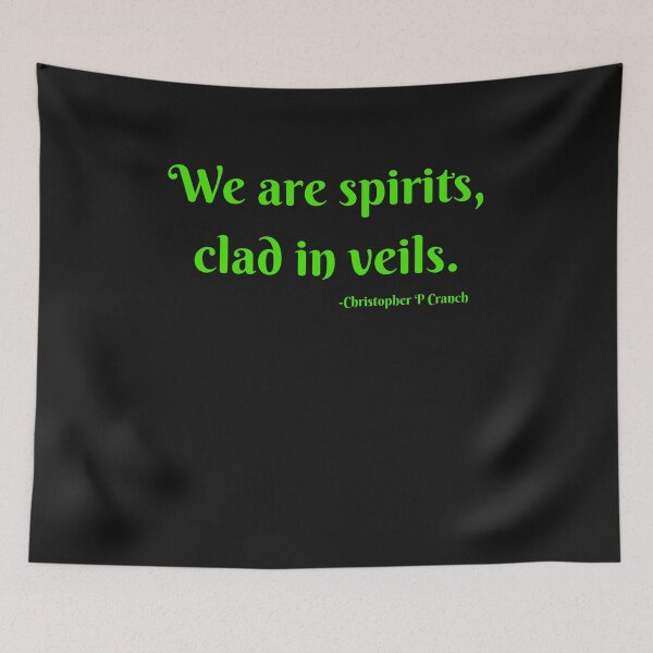 Item preview, 'We are spirits clad in veils'- Christopher P Cranch designed and sold by Rechtop.