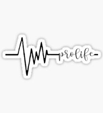 Pro-life Heartbeat Sticker
