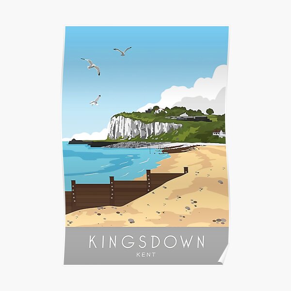 "Visit Kingsdown Kent Travel Poster" Poster for Sale by henrioghway