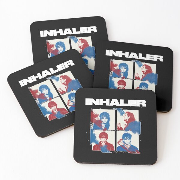 Aperçu de l'œuvre bande dinhalateur, inhalateur, bande, elijah hewson, indie, josh jenkinson créée et vendue par WoodAllGoodd.