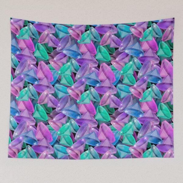 Item preview, Placer precious stones Black background . Diamonds .  designed and sold by fuzzyfox.