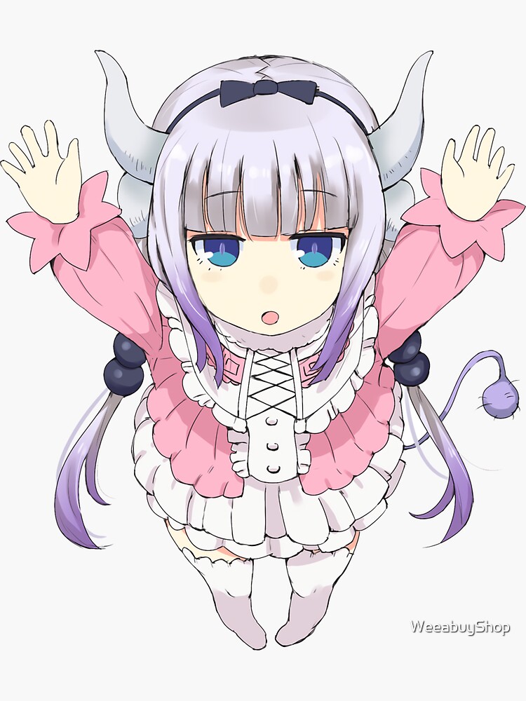 "Kanna Kobayashisan" Sticker by Redbubble