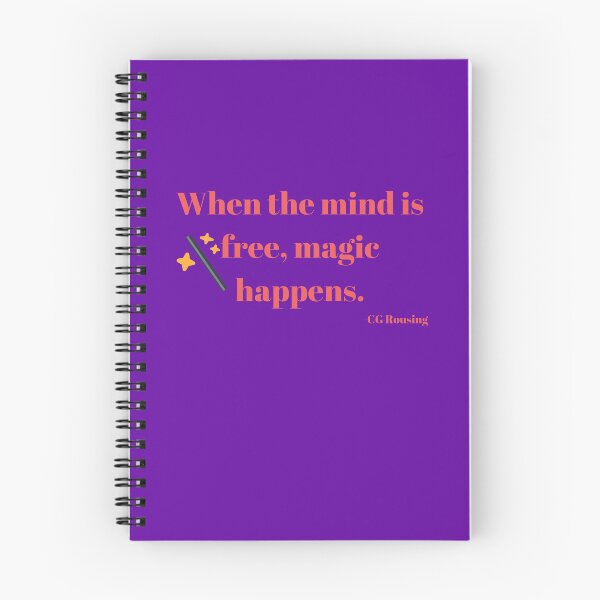 Item preview, 'When the mind is free, magic happens'- CG Rousing designed and sold by Rechtop.