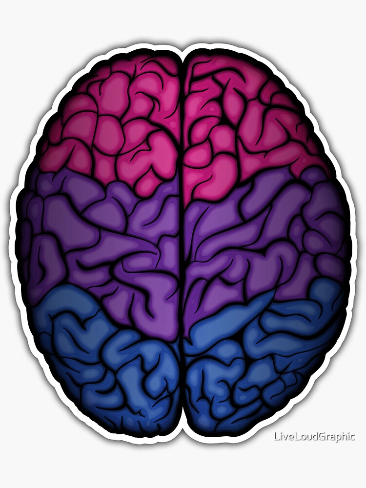 Bisexual Brain by LiveLoudGraphic