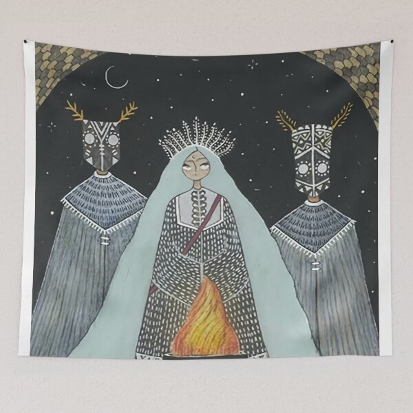 Item preview, Three Witches Minion Fire Poster designed and sold by aliszpole.