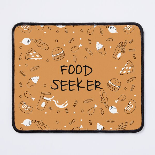 Item preview, Foodart Food Seeker With Food Pattern Burger Ice Cream Pizza Chicken designed and sold by othmanebhl.