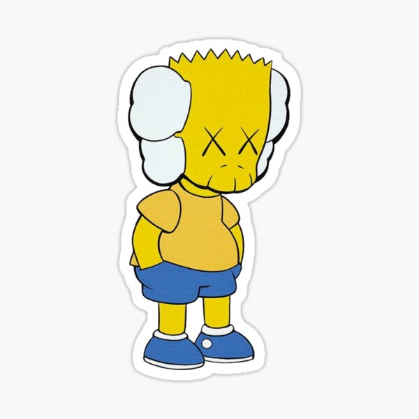 Kaws Uniqlo Stickers for Sale