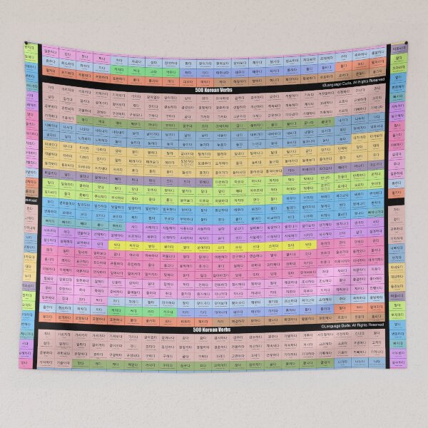 Item preview, 500 Korean verbs designed and sold by Adibto.