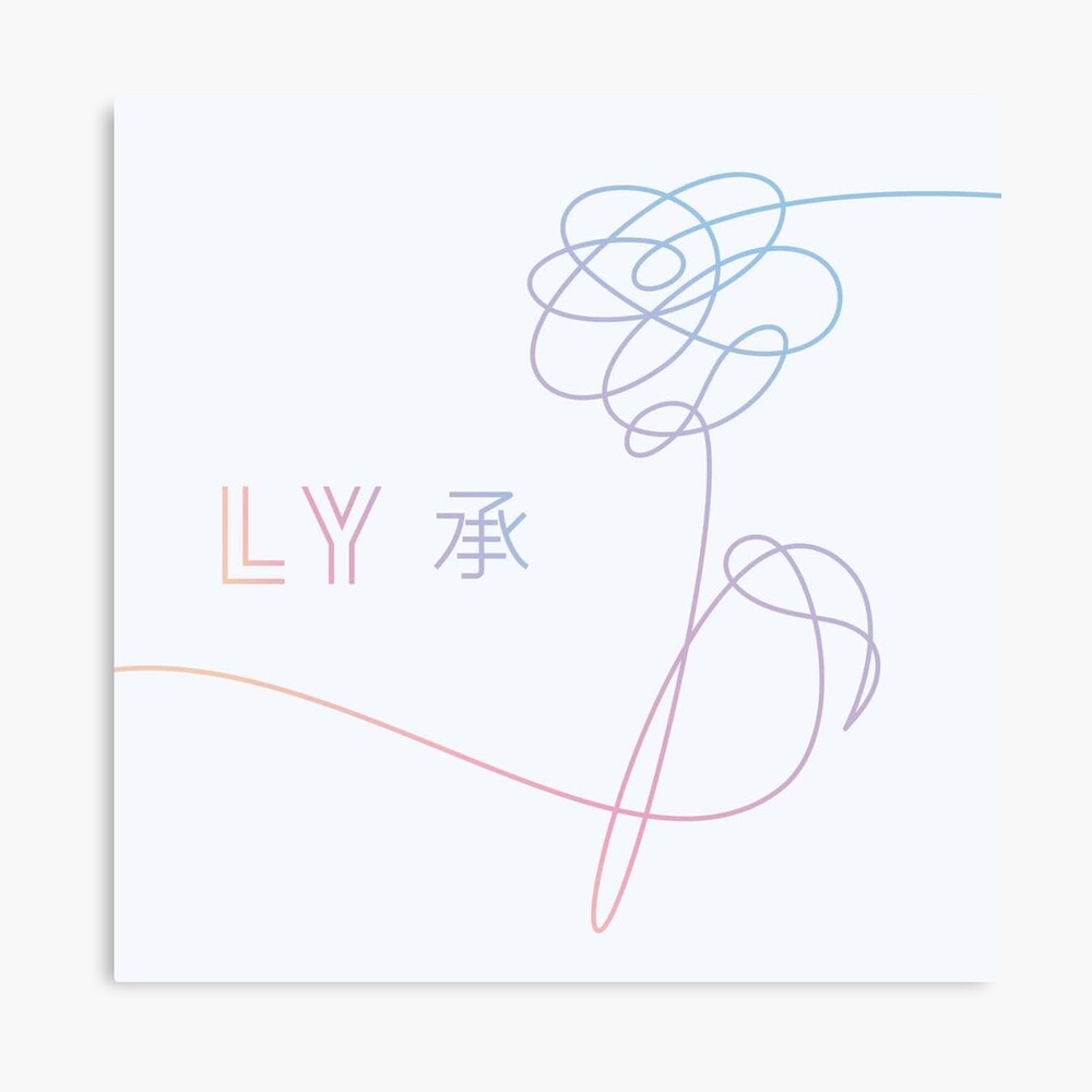 Bts Love Yourself Album Cover Art Board Print By Khalilahamer Redbubble