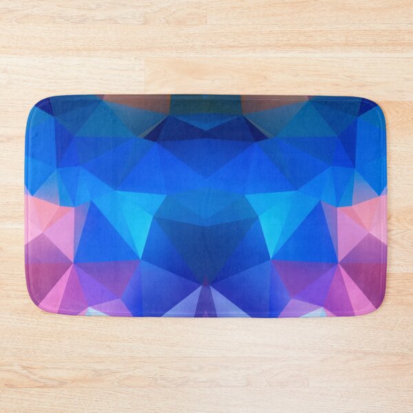 Item preview, Abstract geometric polygonal pattern inih and pink tones . designed and sold by fuzzyfox.