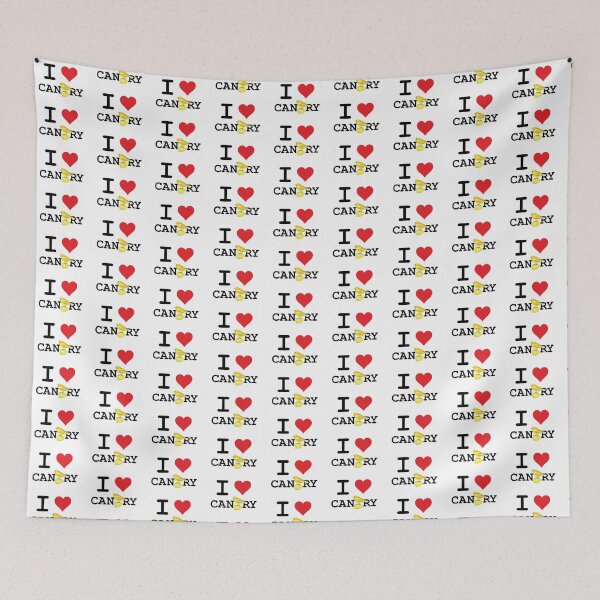 Item preview, I Heart Canary designed and sold by chillaxcats.