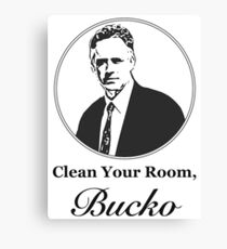 Clean Your Room, Bucko Jordan Peterson Canvas Print
