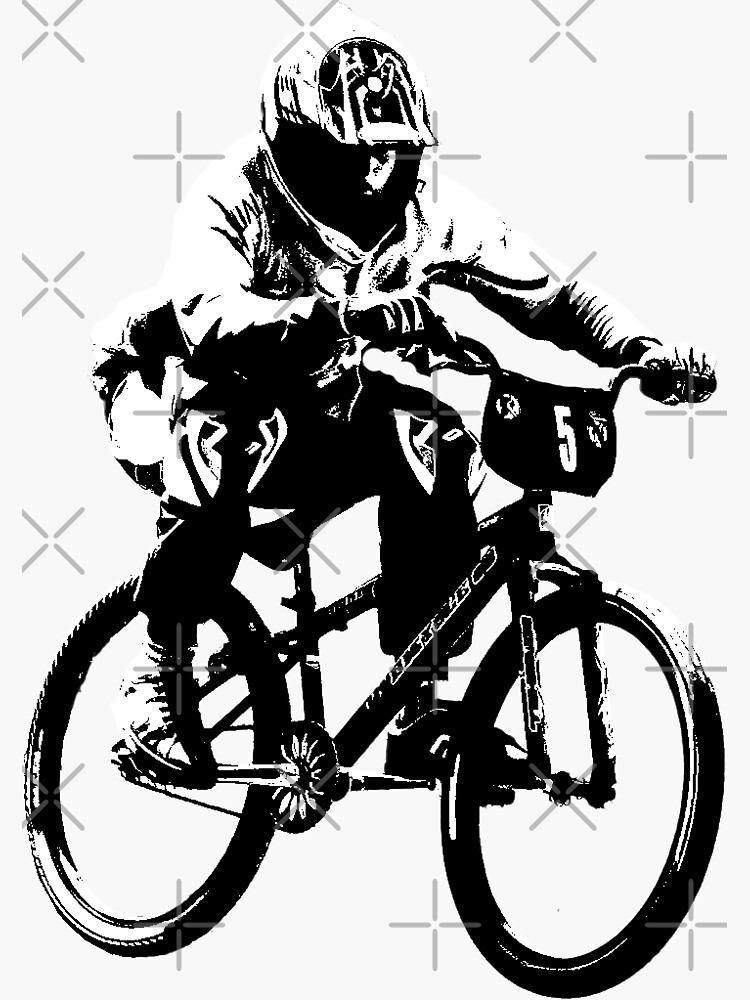 "bmx cruiser" Sticker for Sale by ricobarinas Redbubble