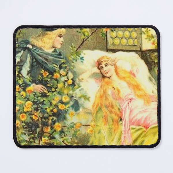 Item preview, Sleeping Beauty awakens Vintage Christmas Card by J.N designed and sold by sweetartnc.