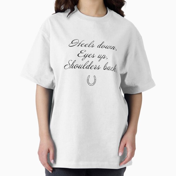 Item preview, Heels Down, Eyes Up, Shoulders Back. designed and sold by That Horse Girl.