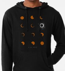 Total Solar Eclipse August 21 2017 Lightweight Hoodie