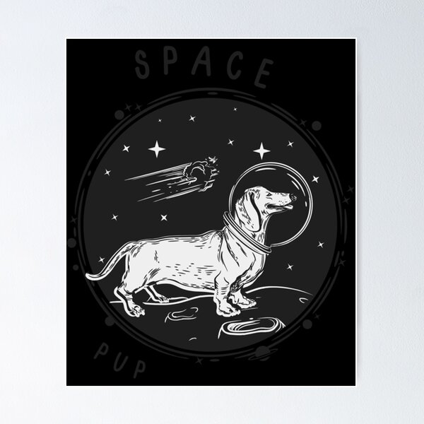 Item preview, Cachorro espacial divertido designed and sold by SANTIAGOPAPPALA.