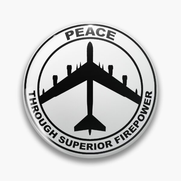 Item preview, Peace Through Superior Firepower (Black Version) designed and sold by isrowatia.