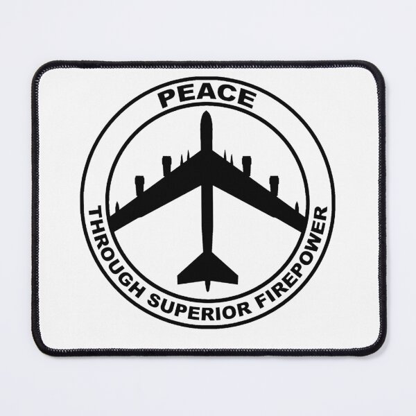 Item preview, Peace Through Superior Firepower (Black Version) designed and sold by isrowatia.
