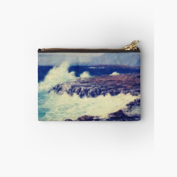 Item preview, Lionel Walden Stormy Blue Ocean Wave Landscape designed and sold by HappyLife4U.