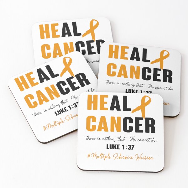Item preview, Multiple Sclerosis Awareness - Heal Cancer - Support Multiple Sclerosis Warrior Gifts designed and sold by ElizabethS809.
