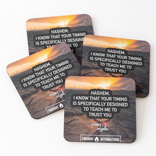 Item preview, Hashem I know that your timing is specifically designed to teach me to trust you designed and sold by Stories To Inspire - Motivational Jewish Quotes.