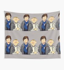Sherlock and John Muppet Style Wall Tapestry