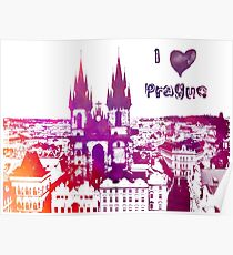 Ich liebe Prag Poster