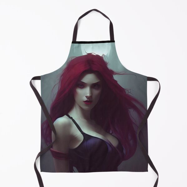Item preview, Sexy Redhead Vampire Seductress Alluring Dark Madame Beautiful Artwork designed and sold by Eliteijr.