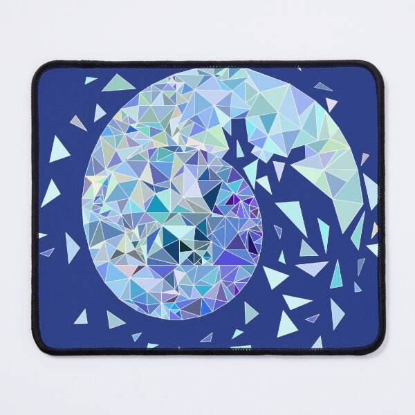 Item preview, Abstract wave in blue designed and sold by Emi Yañez.
