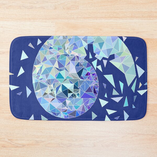 Item preview, Abstract wave in blue designed and sold by Emi Yañez.