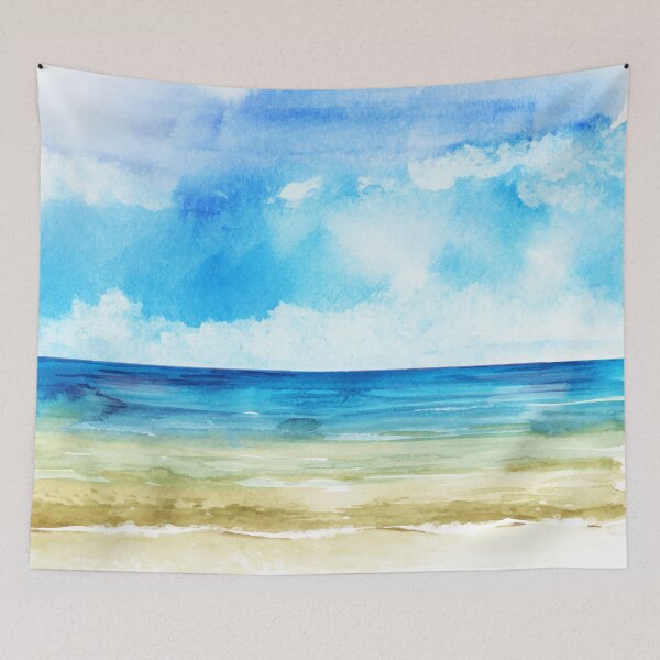 Item preview, Escape - watercolor seascape designed and sold by Makanahele.