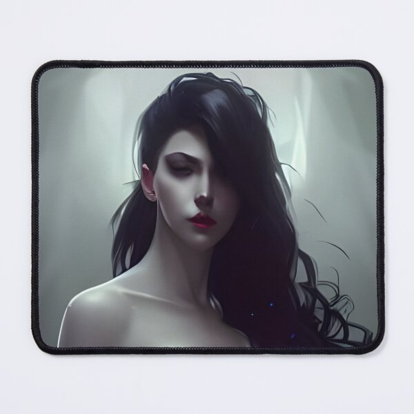 Item preview, Sexy Brunette Vampire Seductress Alluring Dark Madame Beautiful Artwork designed and sold by Eliteijr.