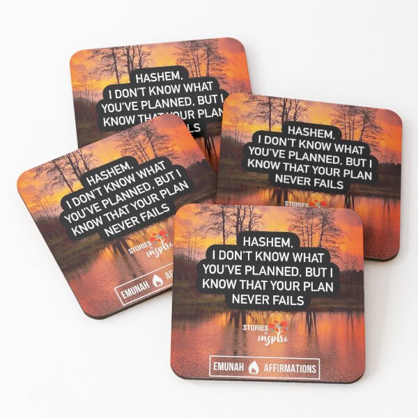 Item preview, Hashem I don't know what you have planned, But I know that your plans never fails designed and sold by Stories To Inspire - Motivational Jewish Quotes.