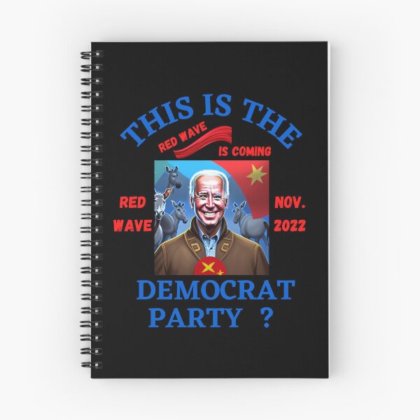Item preview, Democrat Party Red Wave 2022 designed and sold by WoodburyLake.
