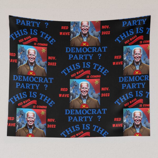 Item preview, Democrat Party Red Wave 2022 designed and sold by WoodburyLake.