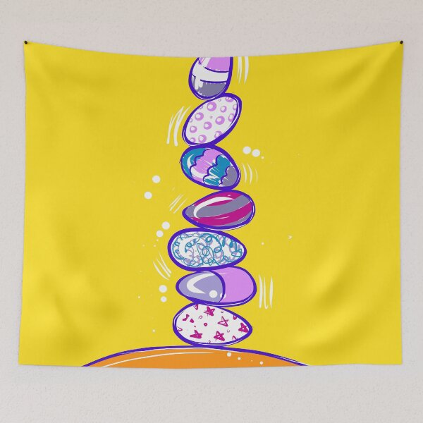Item preview, Pile of Cartoon Easter Eggs designed and sold by Dani Vittz.