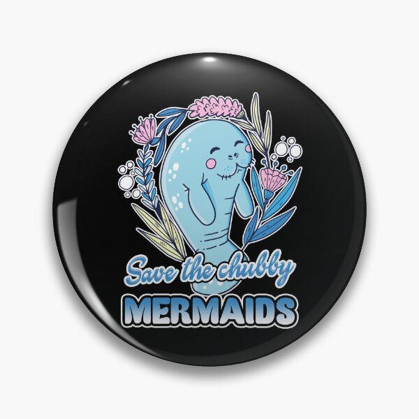 Item preview, Manatee - Save Chubby Mermaids designed and sold by UnknownArtistt.
