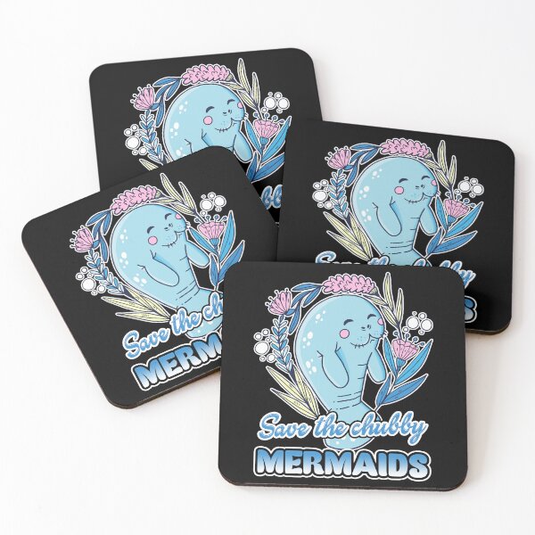 Item preview, Manatee - Save Chubby Mermaids designed and sold by UnknownArtistt.
